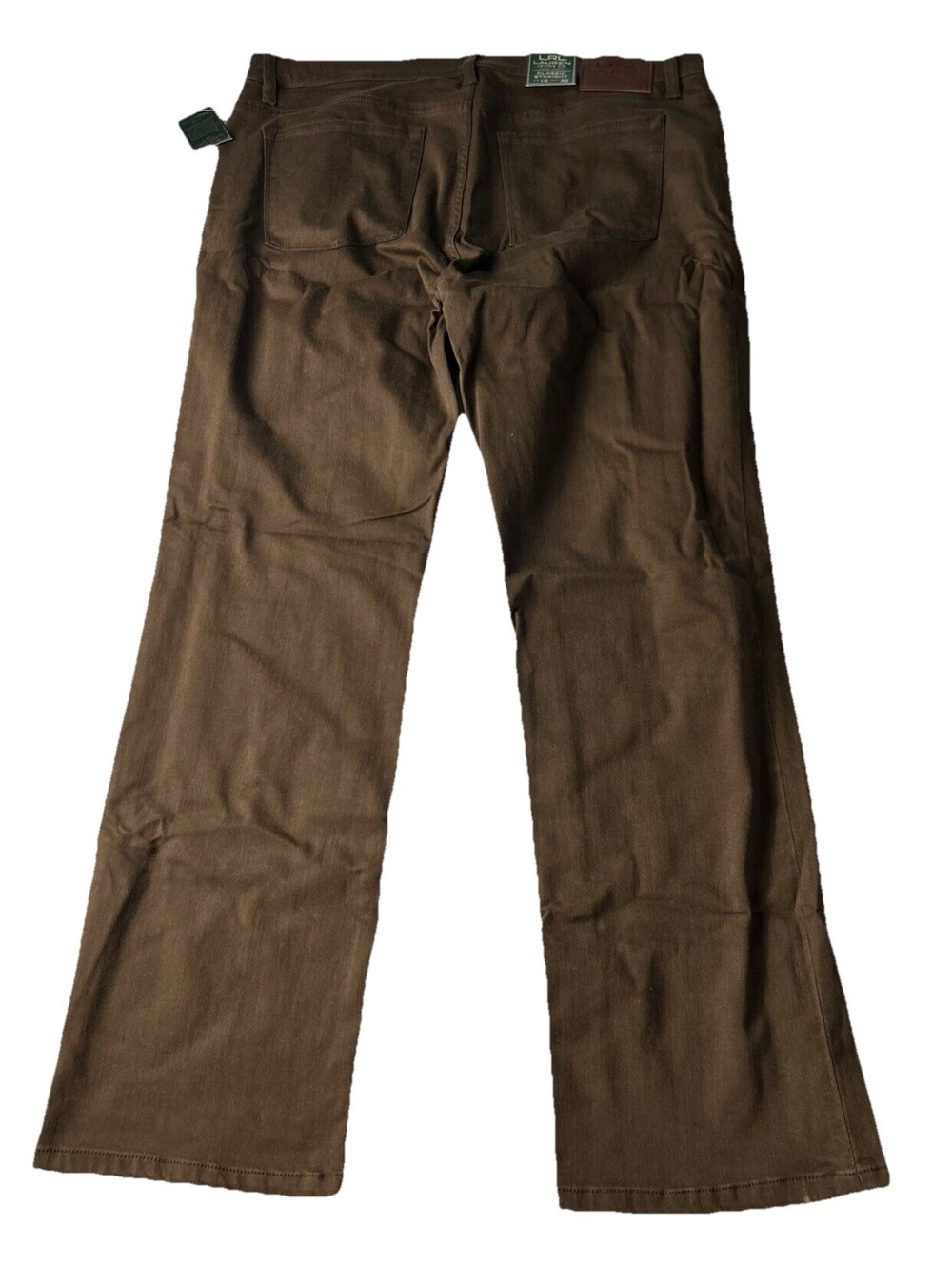 Polo Ralph Lauren women's jeans 16 Brown 37x32 Classic Straight MSRP 89.50